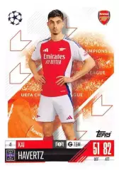 Футбол; Карточка Кай Хаверц Арсенал/Челси Лондон/Байер 04 Лига Чемпионов 2024-25
