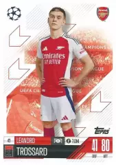 Карточка Леандро Троссард Арсенал, Брайтон энд Хоув Лига Чемпионов 2024-25 TOPPS