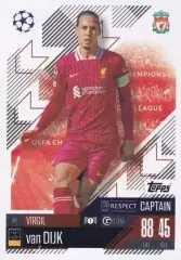 Карточка Вирджил ван Дейк (Ливерпуль, Саутгемптон) Лига Чемпионов 2024-25 TOPPS