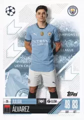 Карточка Хулиан Альварес Манчестер Сити, Атлетико Мадрид Лига Чемпионов 2024/25