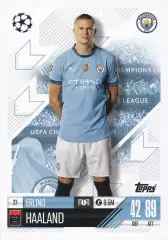 Карточка Эрлинг Холанн Манчестер Сити, Боруссия Дортмунд Лига Чемпионов 2024-25