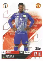 Футбол. Карточка Андре Онана (Манчестер Юнайтед, Аякс/Интер) Лига Европы 2024-25