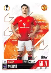 Футбол. Карточка Мейсон Маунт Манчестер Юнайтед, Челси Лига Европы 2024-25 TOPPS
