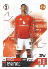 Карточка Маркус Рашфорд (Манчестер Юнайтед, Барселона) Лига Европы 2024-25 TOPPS