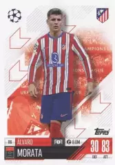 Карточка Альваро Мората (Атлетико Мадрид, Реал, Ювентус) Лига Чемпионов 2024-25