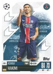 Карточка Ашраф Хакими Пари Сен-Жермен, Реал Мадрид, Интер Лига Чемпионов 2024-25