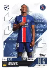 Футбол Карточка Nuno Mendes/Нуну Мендеш (Пари Сен-Жермен) Лига Чемпионов 2024-25