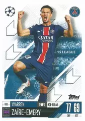 Футбол. Карточка Уоррен Заир-Эмери (Пари Сен-Жермен/ПСЖ) Лига Чемпионов 2024/25