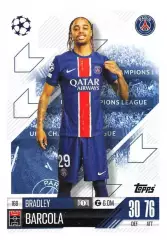 Футбол. Карточка Брэдли Баркола Пари Сен-Жермен/ПСЖ, Лион Лига Чемпионов 2024-25