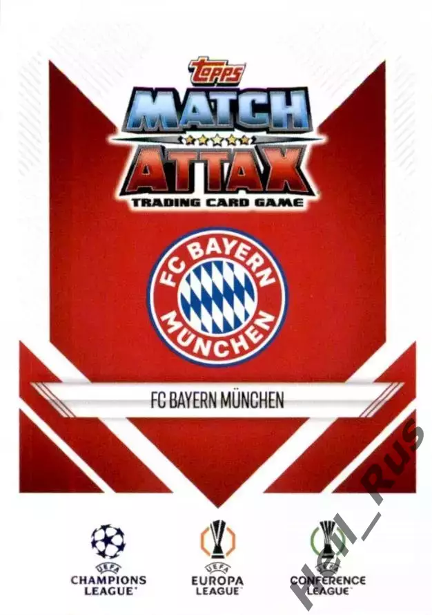 Футбол. Карточка Логотип/Эмблема Бавария Мюнхен Лига Чемпионов 2024-25 TOPPS 1