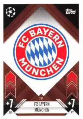 Футбол. Карточка Логотип/Эмблема Бавария Мюнхен Лига Чемпионов 2024-25 TOPPS