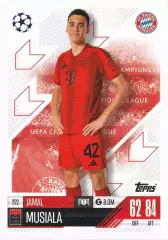 Футбол. Карточка Jamal Musiala/Джамал Мусиала (Бавария) Лига Чемпионов 2024-25