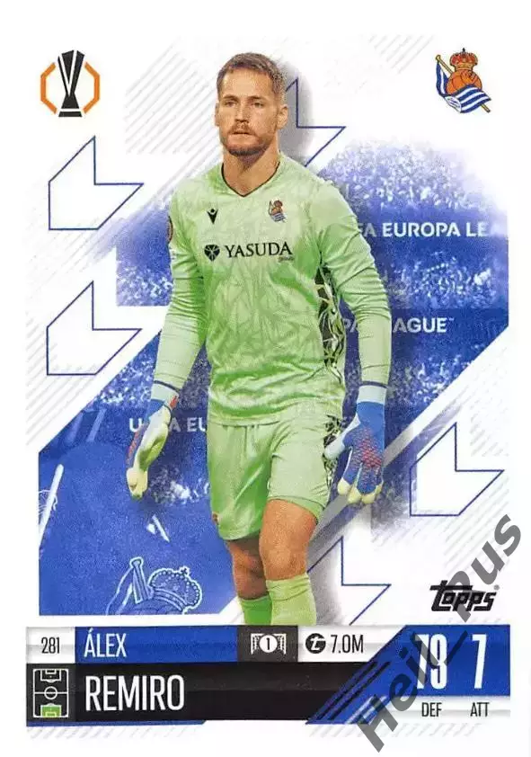 Карточка Алехандро Ремиро (Реал Сосьедад, Атлетик Бильбао) Лига Европы 2024-25