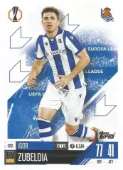 Футбол. Карточка Игор Субельдия (Реал Сосьедад) Лига Европы 2024-25 TOPPS