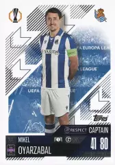 Футбол. Карточка Микель Оярсабаль (Реал Сосьедад) Лига Европы 2024-25 TOPPS