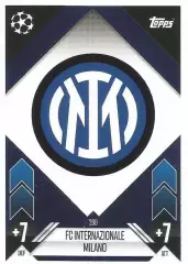 Футбол. Карточка Логотип/Эмблема Интернационале Милан Лига Чемпионов 2024-25