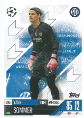 Футбол. Карточка Янн Зоммер Интернационале, Бавария Лига Чемпионов 2024-25 TOPPS