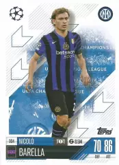 Футбол Карточка Nicolo Barella/Николо Барелла Интер Лига Чемпионов 2024-25 TOPPS