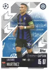 Футбол. Карточка Lautaro Martinez/Лаутаро Мартинес Интер Лига Чемпионов 2024-25