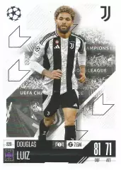 Футбол. Карточка Дуглас Луис (Ювентус, Астон Вилла) Лига Чемпионов 2024-25 TOPPS