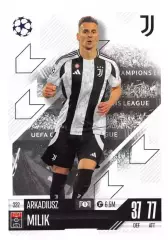 Футбол. Карточка Аркадиуш Милик Ювентус/Наполи/Аякс Лига Чемпионов 2024-25 TOPPS