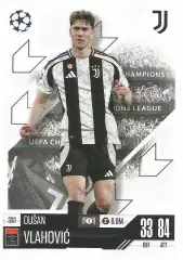 Карточка Душан Влахович Ювентус/Фиорентина/Партизан Лига Чемпионов 2024/25 TOPPS