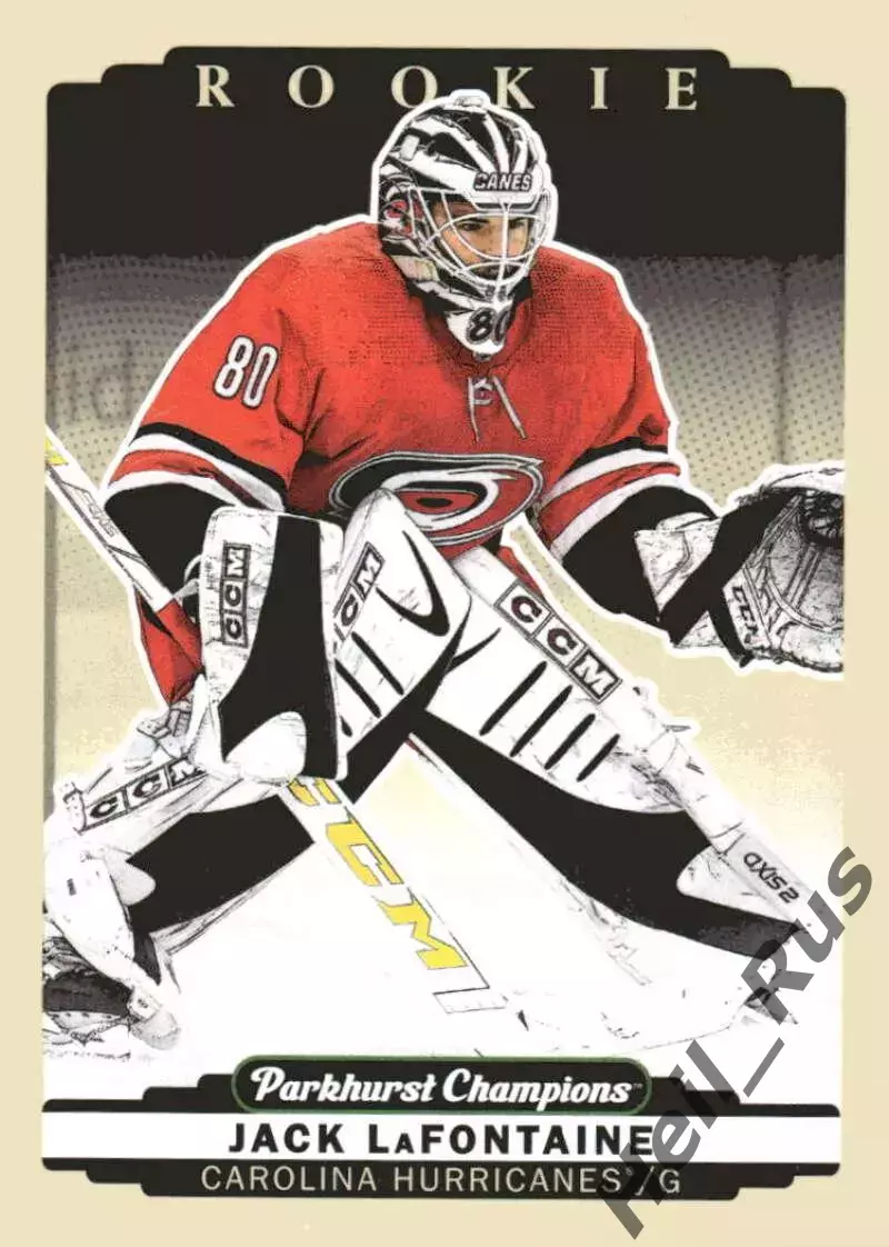 Карточка Jack LaFontaine/Джек Лафонтен (Carolina Hurricanes/Каролина) НХЛ/NHL