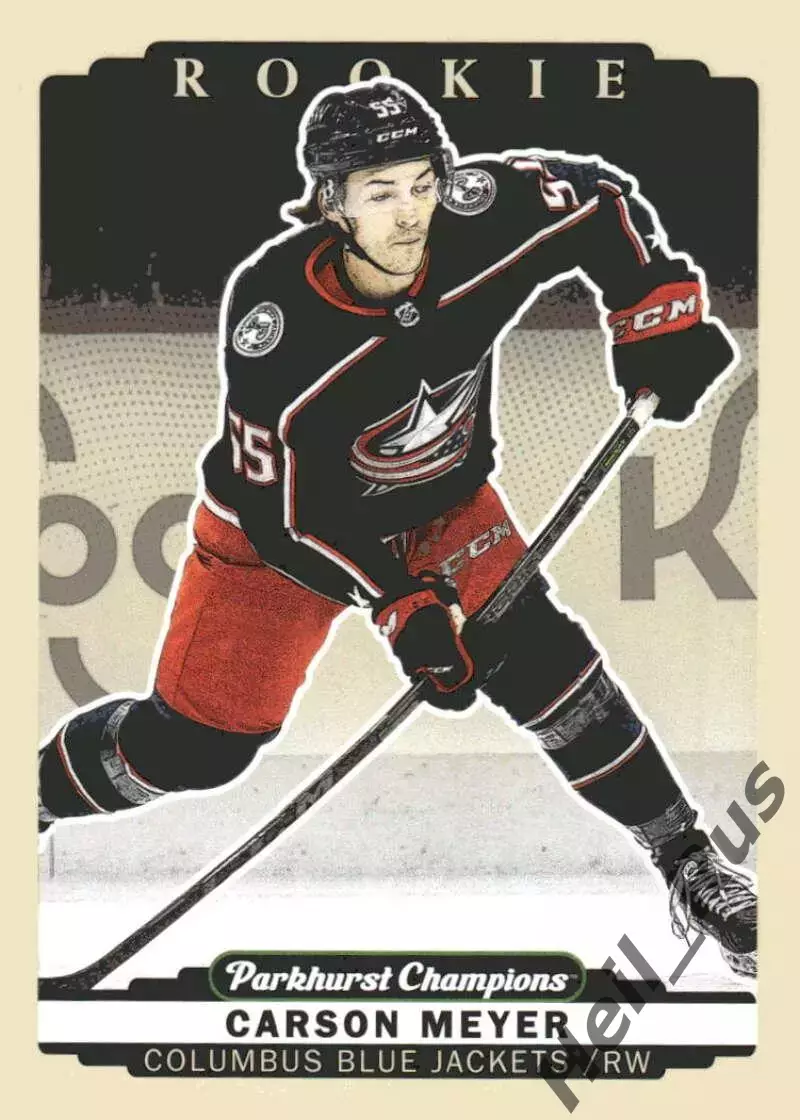 Хоккей Карточка Carson Meyer/Карсон Мейер Columbus Blue Jackets/Коламбус NHL/НХЛ