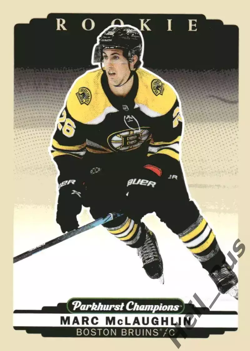 Карточка Marc McLaughlin/Марк Маклафлин (Boston Bruins/Бостон Брюинз) НХЛ/NHL