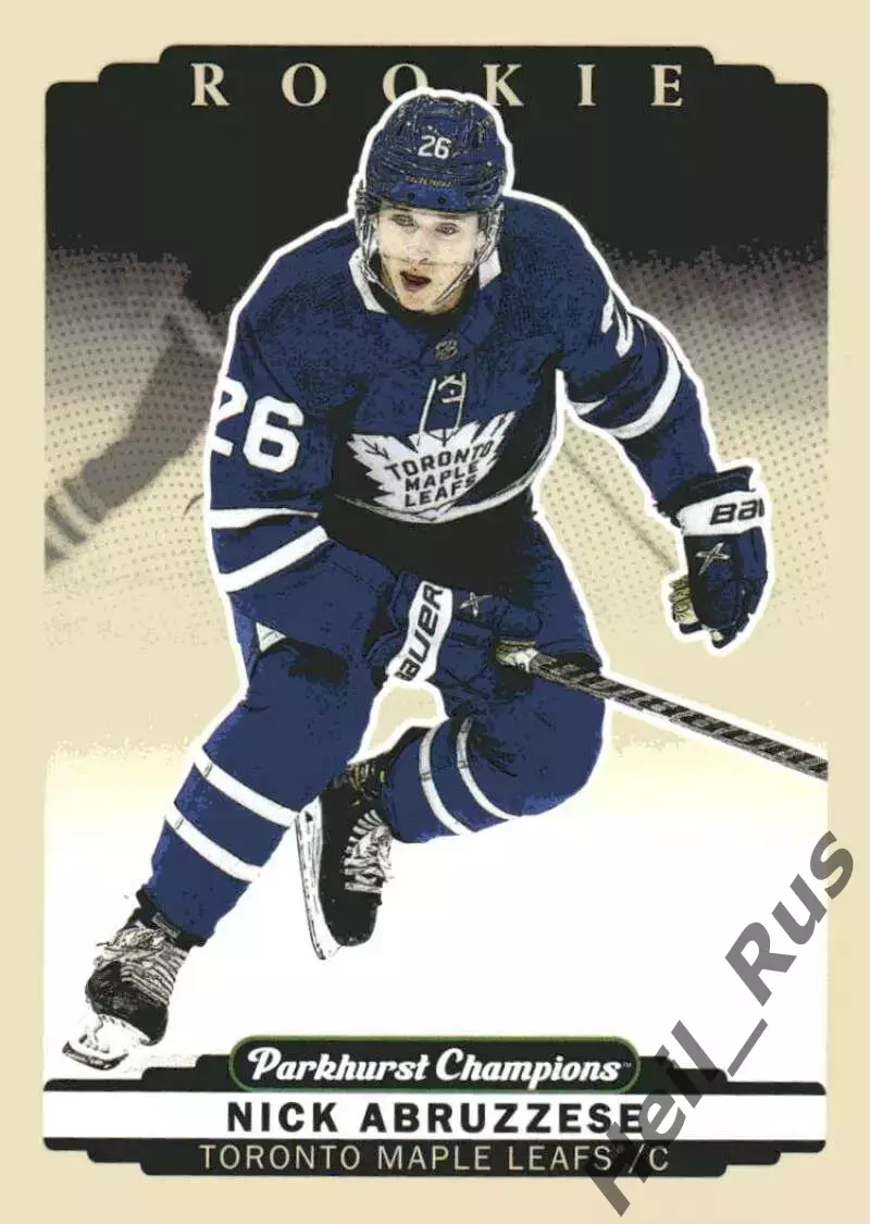 Хоккей Карточка Nick Abruzzese/Ник Абруццезе Toronto Maple Leafs/Торонто NHL/НХЛ