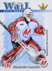 Хоккей. Карточка Александр Лазушин (Металлург Новокузнецк) КХЛ/KHL сезон 2010/11
