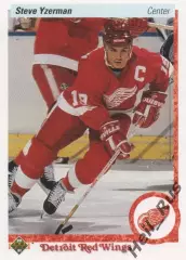 Хоккей. Карточка Steve Yzerman/Стив Айзерман Detroit Red Wings/Детройт NHL / НХЛ