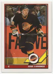 Карточка Игорь Ларионов Vancouver Canucks/Ванкувер, Химик, ЦСКА, СКА НХЛ/NHL/КХЛ