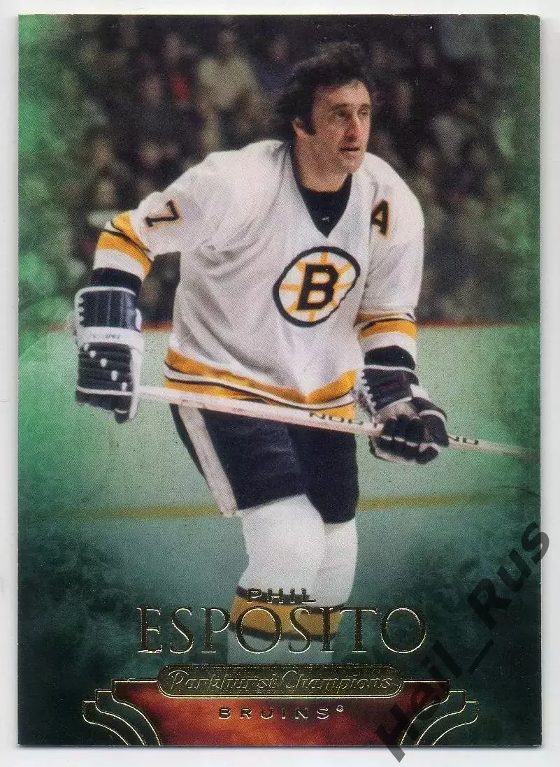 Хоккей; Карточка Phil Esposito/Фил Эспозито Boston Bruins/Бостон Брюинз НХЛ/NHL