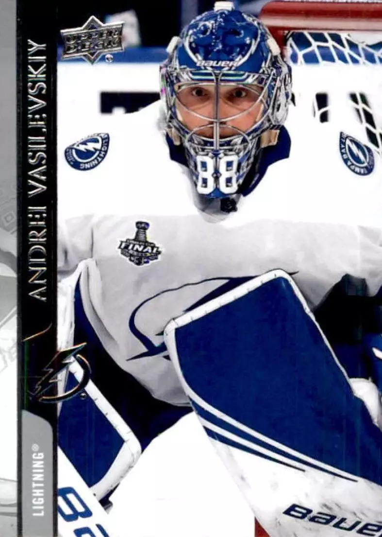 Карточка Андрей Василевский (Тампа-Бэй Лайтнинг/Салават Юлаев Уфа) НХЛ/NHL, КХЛ