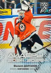 Хоккей. Карточка Филипп Долганов (Нефтехимик Нижнекамск) КХЛ/KHL 2024/25 SeReal