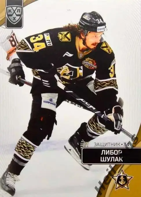 Хоккей. Карточка Либор Шулак (Адмирал Владивосток) КХЛ/KHL сезон 2023/24 SeReal