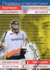 Хоккей. Карточка Василий Кошечкин Северсталь Череповец КХЛ сезон 2012/13 SeReal