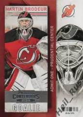 Карточка Martin Brodeur/Мартин Бродер (New Jersey Devils/Нью-Джерси) НХЛ/NHL