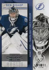 Карточка Ben Bishop/Бен Бишоп (Tampa Bay Lightning/Тампа-Бэй Лайтнинг) НХЛ/NHL