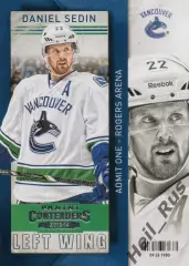 Хоккей. Карточка Daniel Sedin/Даниэль Седин Vancouver Canucks/Ванкувер НХЛ/NHL