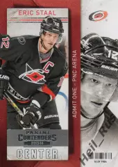 Хоккей. Карточка Eric Staal / Эрик Стаал (Carolina Hurricanes/Каролина) НХЛ/NHL