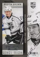 Карточка Dustin Brown/Дастин Браун Los Angeles Kings/Лос-Анджелес Кингз NHL НХЛ