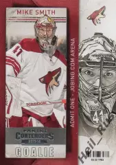 Хоккей; Карточка Mike Smith/Майк Смит (Arizona Coyotes/Аризона Койотис) НХЛ/NHL