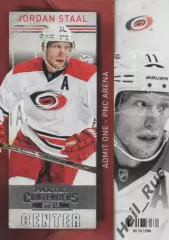 Хоккей Карточка Jordan Staal/Джордан Стаал (Carolina Hurricanes/Каролина НХЛ/NHL