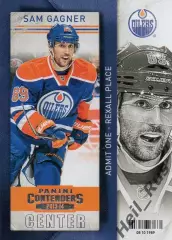 Хоккей. Карточка Sam Gagner/Сэм Ганье (Edmonton Oilers/Эдмонтон Ойлерз) НХЛ/NHL