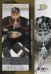 Хоккей Карточка Jonas Hiller/Йонас Хиллер (Anaheim Ducks / Анахайм Дакс) НХЛ/NHL