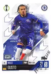 Футбол. Карточка Malo Gusto/Мало Гюсто (Челси) Лига Конференций 2024-25 TOPPS