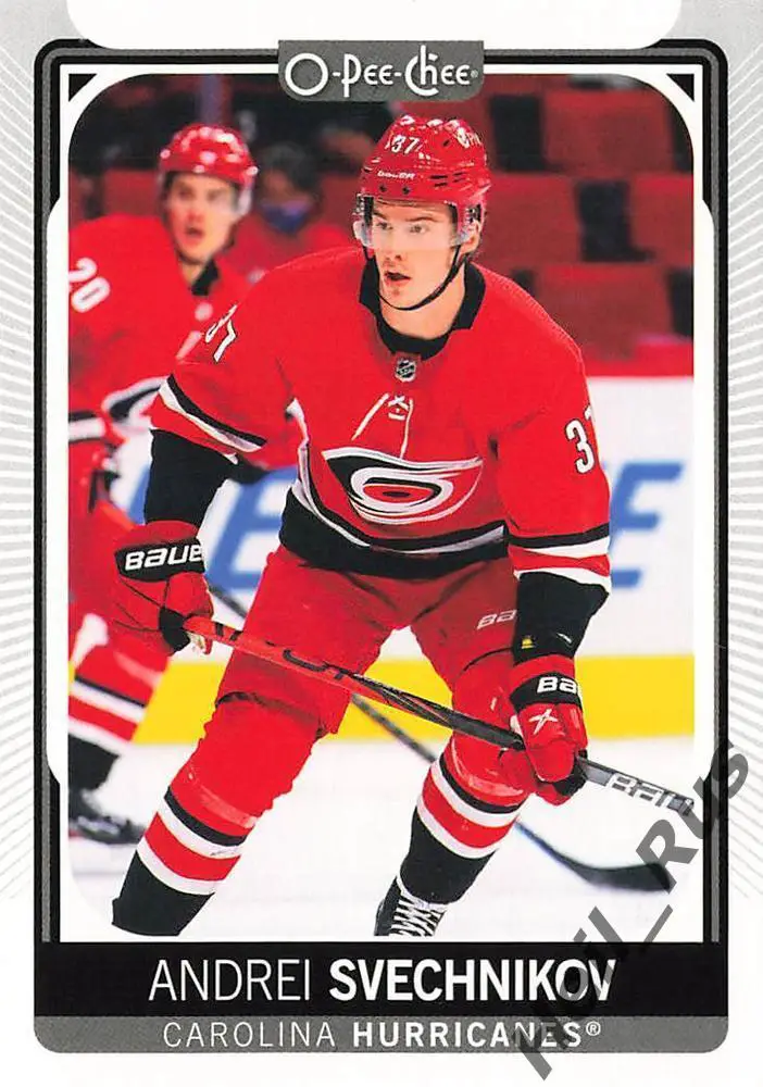 Хоккей Карточка Андрей Свечников (Carolina Hurricanes/Каролина, Ак Барс) NHL НХЛ