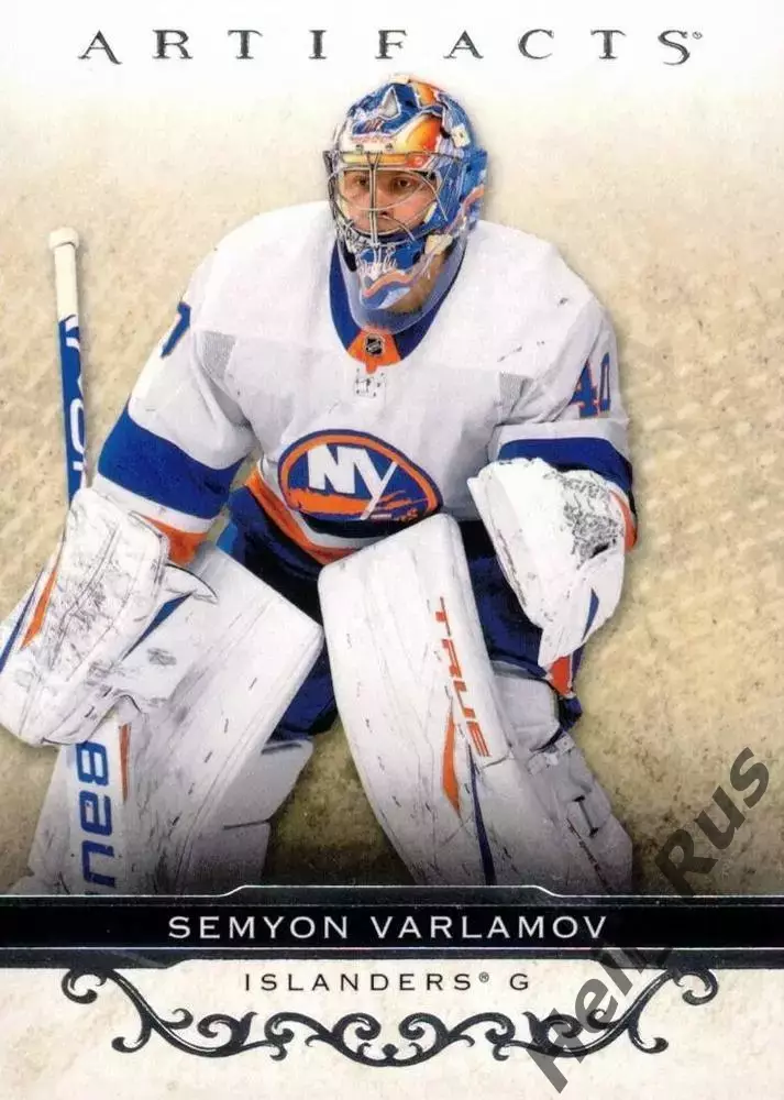 Хоккей; Карточка Семен Варламов Нью-Йорк Айлендерс, Локомотив Ярославль НХЛ/КХЛ